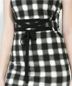 Lurking Class By Sketchy Tank Black & White Plaid Tie Dress -Swimwear Store Lurking Class by Sketchy Tank Black White Plaid Tie Dress 358053 alt2 US