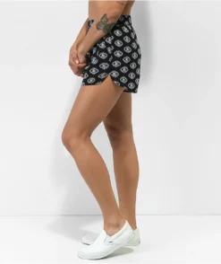 Lurking Class By Sketchy Tank Eyes Black Shorts -Swimwear Store Lurking Class by Sketchy Tank Eyes Black Shorts 356627 alt1 US