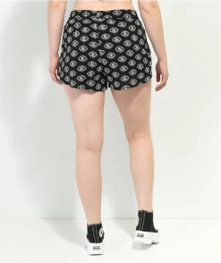 Lurking Class By Sketchy Tank Eyes Black Shorts -Swimwear Store Lurking Class by Sketchy Tank Eyes Black Shorts 356627 alt3 US