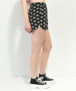 Lurking Class By Sketchy Tank Eyes Black Shorts -Swimwear Store Lurking Class by Sketchy Tank Eyes Black Shorts 356627 alt4 US