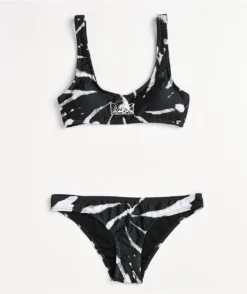 Lurking Class By Sketchy Tank Lurker Black & White Tie Dye Cheeky Bikini Bottom -Swimwear Store Lurking Class by Sketchy Tank Lurker Black White Tie Dye Cheeky Bikini Bottom 337835 alt2 US