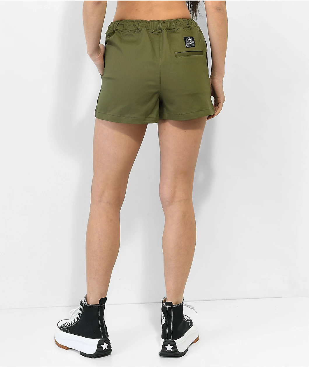 Lurking Class By Sketchy Tank Spiderweb Green Shorts 2 Lurking Class By Sketchy Tank Spiderweb Green Shorts - Image 2