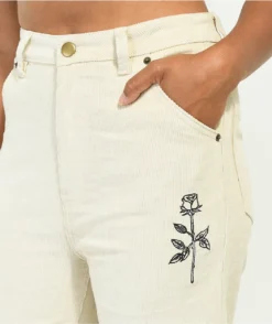 Melodie Out Of My Way Natural Corduroy Pants -Swimwear Store Melodie Out Of My Way Natural Corduroy Pants 360801 alt4 US