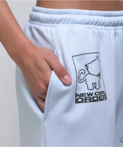 NGOrder Devil Angel Light Blue Sweat Shorts -Swimwear Store NGOrder Devil Angel Light Blue Sweat Shorts 342128 alt3 US