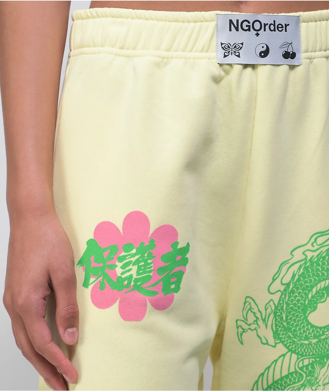 NGOrder Dragon Yellow Sweatpants 4 NGOrder Dragon Yellow Sweatpants - Image 4