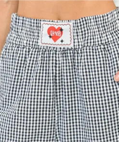 NGOrder Gingham Black Chef Pants -Swimwear Store NGOrder Gingham Black Chef Pants 357296 alt2 US