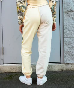 NGOrder Yin Yang Dragon Panel Yellow & Beige Sweatpants -Swimwear Store NGOrder Yin Yang Dragon Panel Yellow Beige Sweatpants 342141 alt3 US