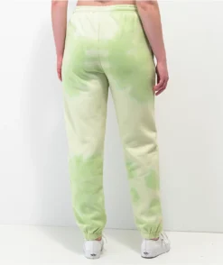 NGOrder X Powerpuff Girls Buttercup Green Tie Dye Jogger Sweatpants -Swimwear Store NGOrder x Powerpuff Girls Buttercup Green Tie Dye Jogger Sweatpants 353100 alt4 US