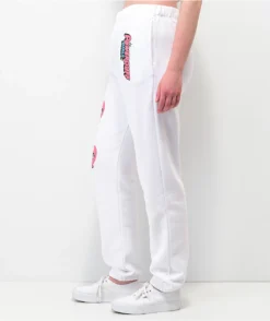 NGOrder X Powerpuff Girls White Jogger Sweatpants -Swimwear Store NGOrder x Powerpuff Girls White Jogger Sweatpants 353099 alt7 US