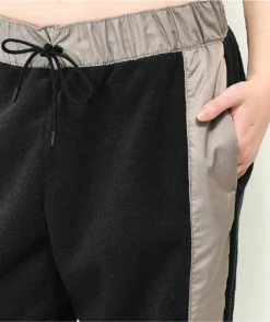 Nike Sportswear Essential Black & Grey Fleece Sweatpants -Swimwear Store Nike Sportswear Essential Black Grey Fleece Sweatpants 348540 alt3 US