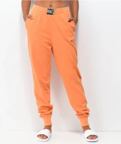 Nike Sportswear Orange Wash Jogger Sweatpants