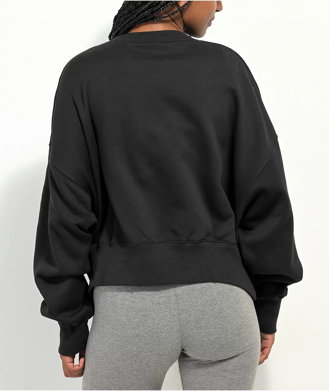 Nike Sportswear Phoenix Black Fleece Crewneck Sweatshirt 3 Nike Sportswear Phoenix Black Fleece Crewneck Sweatshirt - Image 3