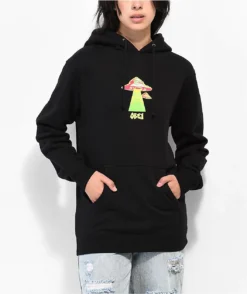 Obey Abduction Black Hoodie