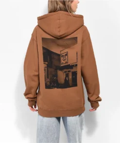 Swimwear Store 36 Obey Hong Kong Photo Brown Sugar Hoodie