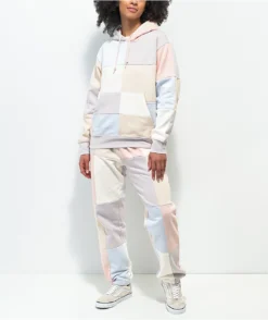 Obey Lockdown Pastel Colorblock Sweatpants -Swimwear Store Obey Lockdown Pastel Colorblock Sweatpants 353666 alt4 US