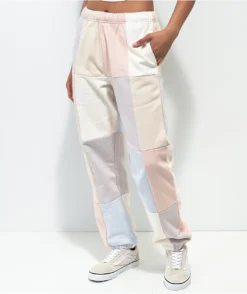 Obey Lockdown Pastel Colorblock Sweatpants -Swimwear Store Obey Lockdown Pastel Colorblock Sweatpants 353666 front US