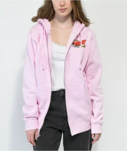 Obey Scorpion Pink Zip Hoodie 8 Obey Scorpion Pink Zip Hoodie -Swimwear Store Obey Scorpion Pink Zip Hoodie 357625 alt5 US