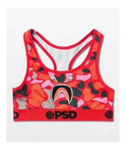 PSD Warface Punch Red Sports Bra