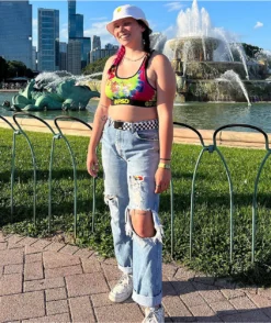 PSD X Rugrats Tie Dye Sports Bra -Swimwear Store PSD x Rugrats Tie Dye Sports Bra 356146 alt2