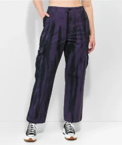 Petals By Petals And Peacocks Swirl Purple Tie Dye Cargo Pants 11 Petals By Petals And Peacocks Swirl Purple Tie Dye Cargo Pants -Swimwear Store Petals By Petals and Peacocks Swirl Purple Tie Dye Cargo Pants 356576 alt4 US