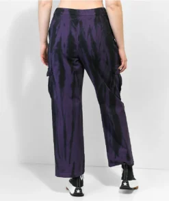 Petals By Petals And Peacocks Swirl Purple Tie Dye Cargo Pants 12 Petals By Petals And Peacocks Swirl Purple Tie Dye Cargo Pants -Swimwear Store Petals By Petals and Peacocks Swirl Purple Tie Dye Cargo Pants 356576 alt6 US