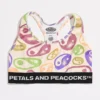 Petals And Peacocks Yin Yang Multicolor Sports Bra