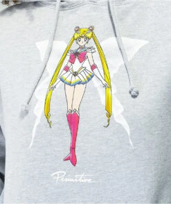 Primitive X Sailor Moon Super Sailor Moon Grey Hoodie 6 Primitive X Sailor Moon Super Sailor Moon Grey Hoodie -Swimwear Store Primitive x Sailor Moon Super Sailor Moon Grey Hoodie 357555 alt1 US