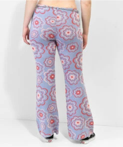 Ragged Priest Flower Power Purple Flare Pants -Swimwear Store Ragged Priest Flower Power Purple Flare Pants 357255 alt6 US