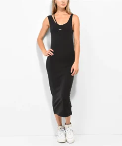 Reebok Classics Black Midi Dress -Swimwear Store Reebok Classics Black Midi Dress 357920 alt8 US