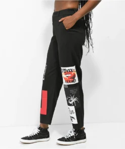 SWIXXZ Punk Patched Set Black Pants 15 SWIXXZ Punk Patched Set Black Pants -Swimwear Store SWIXXZ Punk Patched Set Black Pants 356701 alt1 US