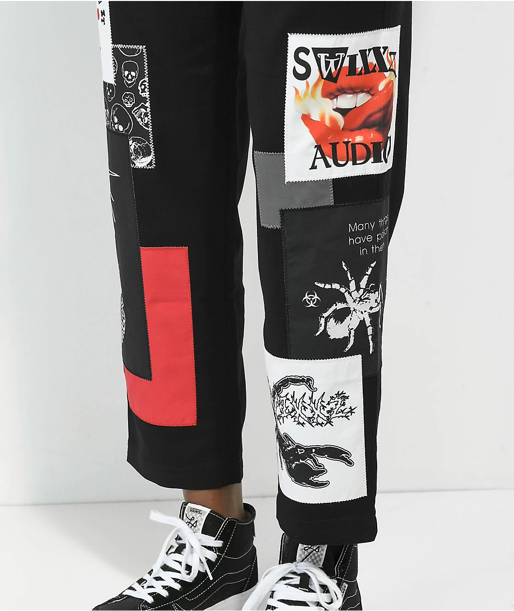 SWIXXZ Punk Patched Set Black Pants 6 SWIXXZ Punk Patched Set Black Pants - Image 6