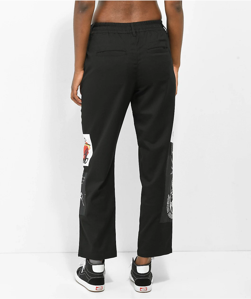 SWIXXZ Punk Patched Set Black Pants 2 SWIXXZ Punk Patched Set Black Pants - Image 2