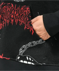 SWIXXZ Trouble Reactive Black Hoodie 5 SWIXXZ Trouble Reactive Black Hoodie -Swimwear Store SWIXXZ Trouble Reactive Black Hoodie 344663 alt1 US