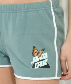 Santa Cruz Not A Dot Butterfly Green Derby Shorts -Swimwear Store Santa Cruz Not A Dot Butterfly Green Derby Shorts 354902 alt1 US
