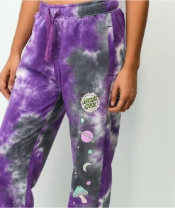 Santa Cruz Once Upon A Dot Purple Tie Dye Sweatpants -Swimwear Store Santa Cruz Once Upon A Dot Purple Tie Dye Sweatpants 351615 alt2 US