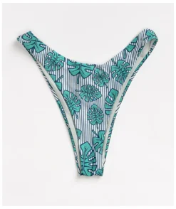 Santa Cruz Other Dot Monstera Rib High Leg Bikini Bottom