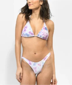 Santa Cruz Wave Dot Lilac Tie Dye Triangle Bikini Top 7 Santa Cruz Wave Dot Lilac Tie Dye Triangle Bikini Top -Swimwear Store Santa Cruz Wave Dot Lilac Tie Dye Triangle Bikini Top 355214 alt2 US