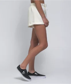 Spalding Vanilla Roll Hem Sweat Shorts -Swimwear Store Spalding Vanilla Roll Hem Sweat Shorts 343124 alt1 US