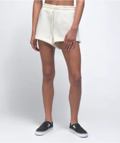 Spalding Vanilla Roll Hem Sweat Shorts