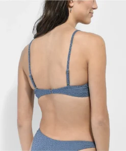 Sunsets Lola Hot Spot Grey Triangle Bikini Top