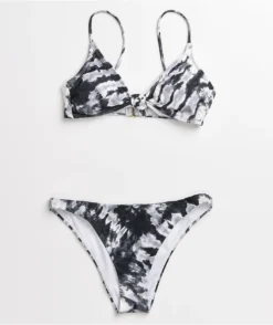 Trillium Audry Black & White Tie Dye Cheeky Bikini Bottom 7 Trillium Audry Black & White Tie Dye Cheeky Bikini Bottom -Swimwear Store Trillium Audry Black White Tie Dye Cheeky Bikini Bottom 338944 alt1 US