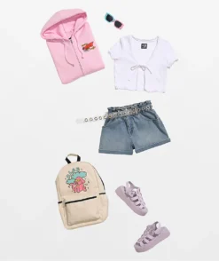 Unionbay Gina Paperbag Waist Jean Shorts -Swimwear Store Unionbay Gina Paperbag Waist Jean Shorts 357483 alt4 US