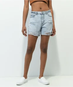 Unionbay Nate Shore Wash Distressed Jean Shorts -Swimwear Store Unionbay Nate Shore Wash Distressed Jean Shorts 354247 front US