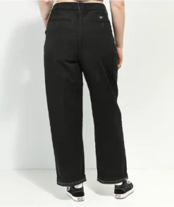 Vans Authentic Relaxed Black Chino Pants -Swimwear Store Vans Authentic Relaxed Black Chino Pants 357596 alt6 US