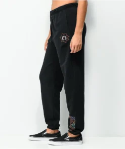 Vans Cultivate Care Black Sweatpants -Swimwear Store Vans Cultivate Care Black Sweatpants 348035 alt1 US