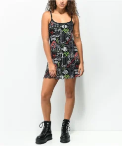 Vitriol Lyra Black Mesh Tank Top Dress -Swimwear Store Vitriol Lyra Black Mesh Tank Top Dress 351210 alt5 US