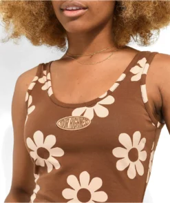 Your Highness Hazy Daisy Brown Tank Dress -Swimwear Store Your Highness Hazy Daisy Brown Tank Dress 365268 alt1 US