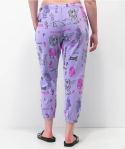 Your Highness Puff Puff AOP Purple Sweatpants -Swimwear Store Your Highness Puff Puff AOP Purple Sweatpants 353398 alt4 US