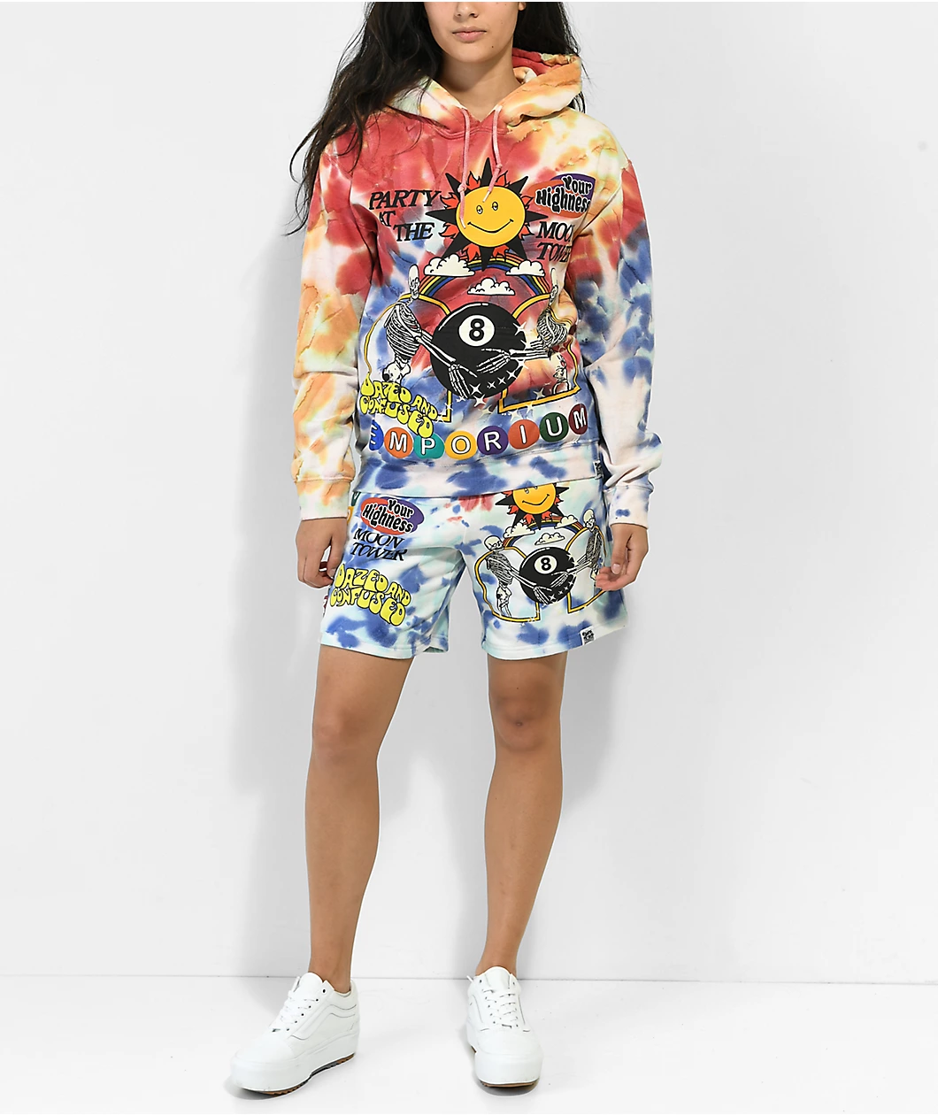 Your Highness X Dazed And Confused Emporium Multi Tie Dye Hoodie 4 Your Highness X Dazed And Confused Emporium Multi Tie Dye Hoodie - Image 4