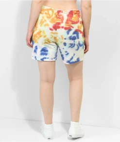 Your Highness X Dazed And Confused Emporium Blue & Orange Tie Dye Sweat Shorts -Swimwear Store Your Highness x Dazed and Confused Emporium Blue Orange Tie Dye Sweat Shorts 356862 alt6 US
